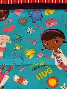 Embroidered Personalized STANDARD Pillowcase Doc MacStuffin - Picture 1 of 1