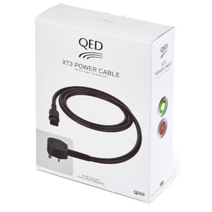 QED XT3 Mains Cable - X-Tube Power UK Plug Lead IEC 240v - 2m 2 Metre 200cm - Picture 1 of 7