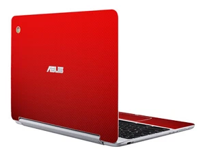 LidStyles Protezione pelle laptop fibra di carbonio decalcomania Asus Chromebook C100P - Foto 1 di 7