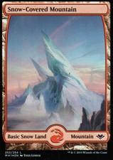 Snow-covered mountain Foil | NM | Modern Horizons | Magic MTG