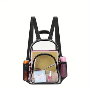 Wasserdichter transparenter PVC-Rucksack - perfekt für Stadien, Strände & Lager - Bild 1 von 7