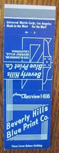 MADE IN THE WEST FOR THE WEST: BEVERLY HILLS BLUE PRINT CO. (CALIFORNIA) -F15 - Picture 1 of 2