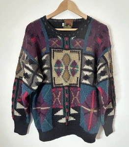 Boston Trader Limited Edition Hand Knitted Wool Men’s Medium Vintage Sweater - Picture 1 of 4