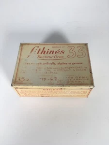 Fórmula Groc Vintage LITHINES Nº 33 - Lata vacía de agua medicinal vintage - Imagen 1 de 7