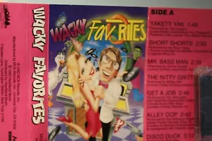 WACKY FAVORITES - CASSETTE - (MCA 1983) - Short Shorts, Purple People Eater +++ - Imagen 1 de 4