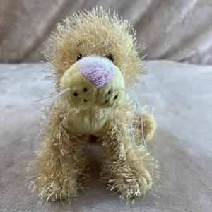 Ganz Webkinz Lil' Kinz Yellow Lioness HM193 Plush Stuffed Animal Toy No Code 8” - Picture 1 of 8