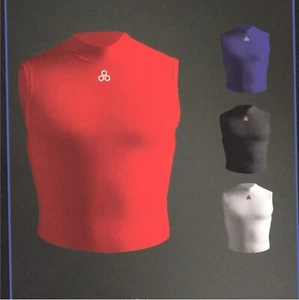 McDavid 882T Sleeveless Bodyshirt Crew Neck Red M - Picture 1 of 2