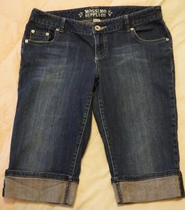 MOSSIMO Supply Co. Dark Denim Bermuda Shorts Size 13 - Picture 1 of 8
