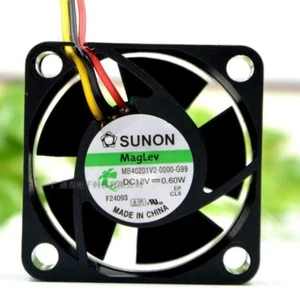 1pc SUNON MB40201V2-0000-G99 12V 0.6W 4020 4cm 3-wire Silent Cooling Fan - Picture 1 of 4