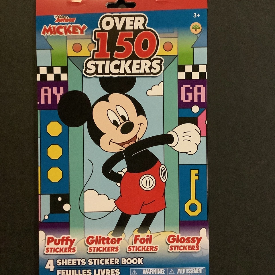 Descendants 3 Sticker Book (4 Sheets) Party Favors Teacher Supply Reward Bday