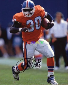 TERRELL DAVIS DENVER BRONCOS Signed 8x10 Autographed Photo Reprint - Picture 1 of 1
