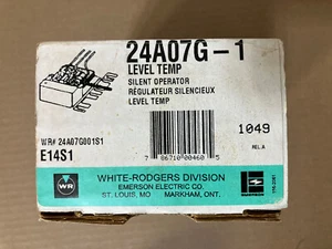 White Rodgers 24A07G-1 Level Temp LowVoltage Control Electric Heat 240 VAC - Picture 1 of 3
