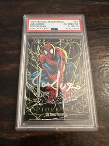 1992 Marvel Masterpieces Prototype Spider-Man Jusko Auto PSA 10 - Picture 1 of 2