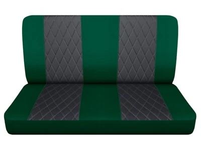 Fundas de asiento de camioneta para banco delantero Chevy C/K 10/20 1961-1986 con puntada de diamante Foto 1 de 4