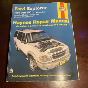 Haynes Repair Manual Ford Explorer, Mountaineer 1991-2001 & 2005 Sport Trac - Picture 1 of 3