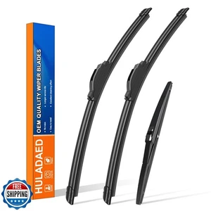 HULADAED® 26''+16''+11'' Windshield Wipers Replacement for Hyundai Kona 2023- - Picture 1 of 5
