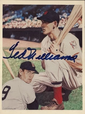 Ted Williams Signed Autographed Invitation Card Boston Red Sox JSA COA MLB HOF - Image 1 of 3