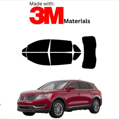Tinte de ventana precortado para Lincoln Mkx SUV 16-18 color estable cerámica hecho con 3M Foto 1 de 4