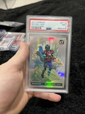 2021 Panini Donruss - Downtown! Michael Vick #DT-20 - Image 1 of 3