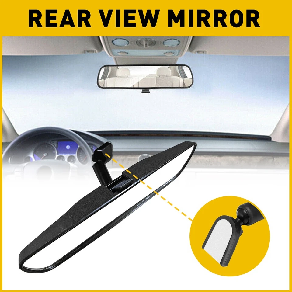 For Angle Wide Convex Car Truck SUV Rear View Mirror 8'' Interior Replacement US - Image 1 of 4