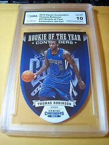 THOMAS ROBINSON 2012 PANINI ROOKIE OF THE YEAR CONTENDERS RC DIE-CUT GRADED 10 - Picture 1 of 1