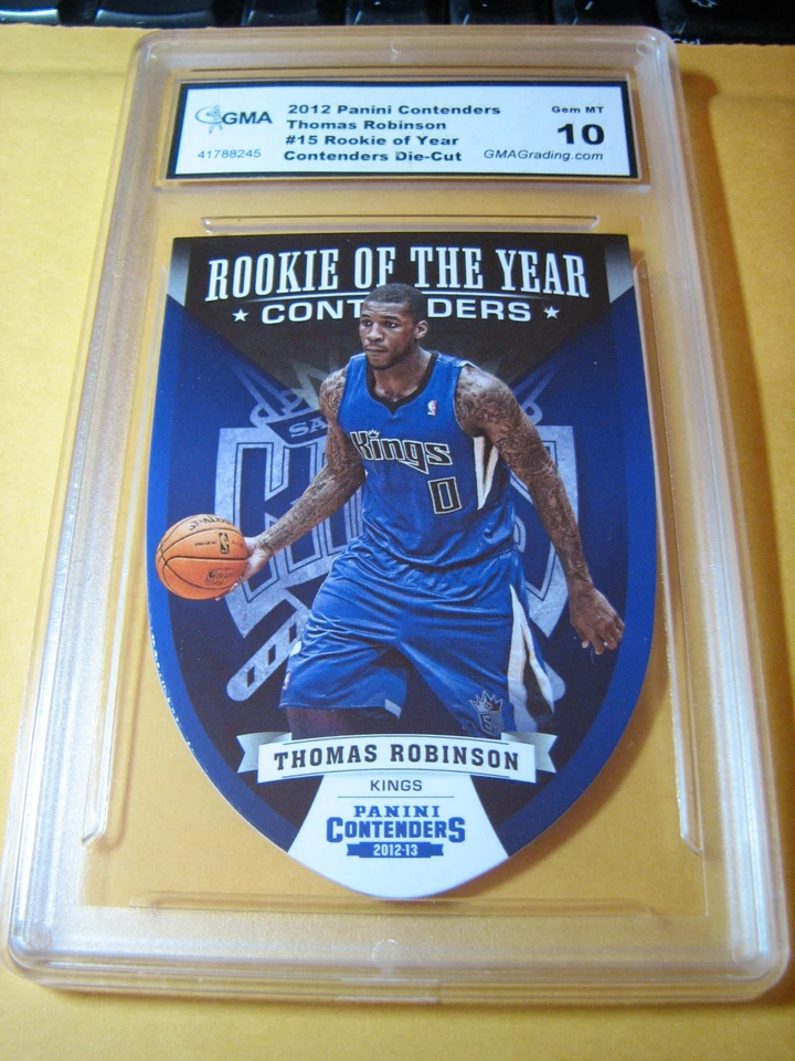THOMAS ROBINSON 2012 PANINI  ROOKIE OF THE YEAR CONTENDERS RC DIE-CUT GRADED 10 - Image 1 of 1