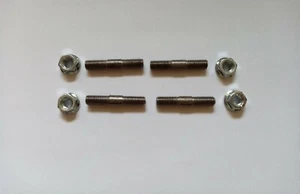 BMW R1100RT 1996-2001 4xM8 - 8mm x 43mm exhaust studs & flange nuts - Picture 1 of 3