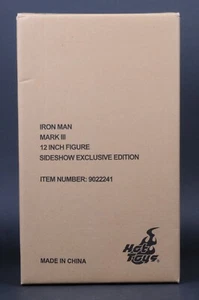 Hot Toys 1/6 Iron Man Mark 3 III MMS 256 D07 pressofuso esclusivo Sideshow sigillato - Foto 1 di 8