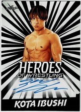Pro Wrestling Kota Ibushi 23 Leaf Heroes Of Autograph Card