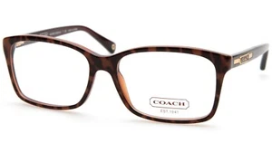 NEW COACH HC6043 Addison 5121 Brown Ocelot EYEGLASSES 54-15-135mm B38mm - Picture 1 of 11