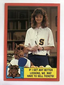 Topps Alf The Alien 2nd Series Card 1988 If I Get Any Better Looking 87 - Picture 1 of 2