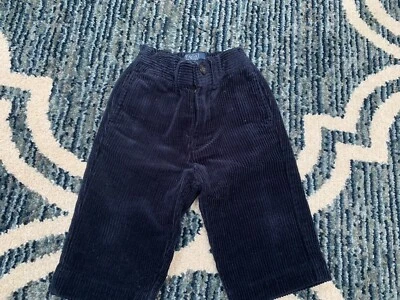 Polo by Ralph Lauren Boys Corduroy Pants Navy Blue  Size 9 Month  EUC - Image 1 of 4