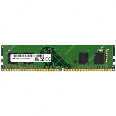 Micron 8GB 1Rx16 PC4-3200 DIMM DDR4-25600 Non-ECC 288-Pin Desktop Memory RAM 1x - Image 1 of 2