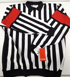CCM Pro 150 With Red Arm Band Referee Jerseys- Various Sizes Available - Picture 1 of 3