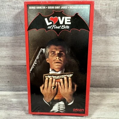 Love At First Bite  VHS 1979 Comedy Movie George Hamilton  Susan Saint James NEW - Image 1 of 4