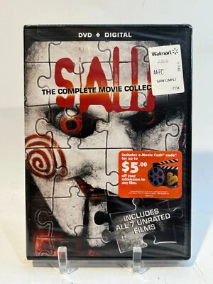 Saw: The Complete Movie Collection [All 7 Unrated Films] (DVD) BRAND NEW - Image 1 of 2