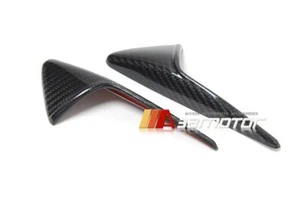 Juego de cubierta con marcador de ventilación para cámara lateral guardabarros de carbono seco se adapta a Tesla Model 3 S X - Imagen 1 de 4