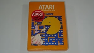 1982 PAC MAN Atari 2600! WATA 7.5! ORANGE BOX! FLIP-UP HANGTAB! PRINTED IN USA! - Picture 1 of 7