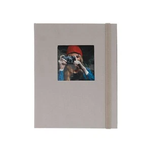 Kenro Aztec Serie Leinen Fotoalbum grau für 100 Fotos 6x4" - AZ104GY - Bild 1 von 3