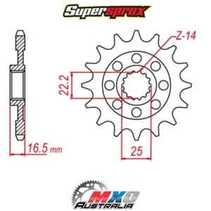 Supersprox Front Sprocket 16T for Ducati 999 S 2003-2006 >525 - Picture 1 of 1