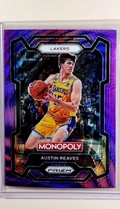 2023 2023-24 Panini Prizm Monopoly Purple Wave #42 Austin Reaves LA Lakers - Picture 1 of 2