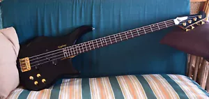 electric bass vintage Epiphone EBM 1 1989 - BLACK w/EMG PJ - AWESOME! - Imagen 1 de 13