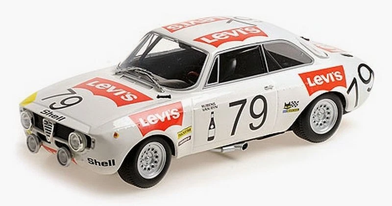 Alfa Romeo GTA 1300 Junior Spa 2021 Rubens-Van Ryn 1:18 MINICHAMPS 155711279 - Immagine 1 di 1