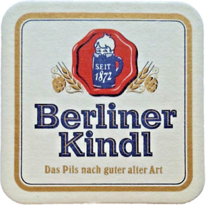 ALTER BIERDECKEL Berliner Kindl Brauerei Seit 1872 Sammlerstück Bierfilze