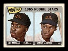1965 Topps Joe Morgan Jackson #16 Houston Astros Rookie RC VG-EX ST Stained