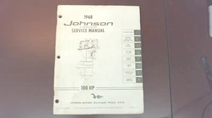 Johnson 1968 100 hp manual de servicio JM 6812 - Imagen 1 de 4