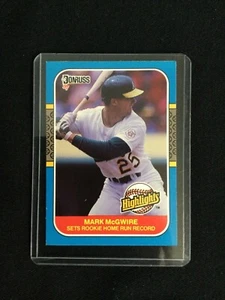 Mark McGwire 1987 Donruss Rookie Home Run Record card M/NM Rare! - Bild 1 von 2