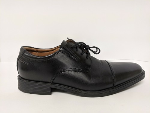 Clarks Tilden Cap Scarpa Oxford Nero Uomo 7 5 M