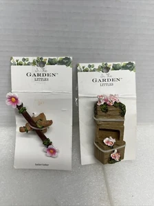 Lot Of 2 Pcs In The Garden Littles Teeter Totter And Flower Box Wall Decor - Picture 1 of 4