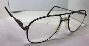 Wilshire Designs Eyeglasses 1413 Gunmetal Aviator 54/16/140 Vtg Mens Frames - Picture 1 of 10